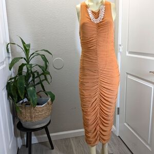 House of Harlow Ruched Midi